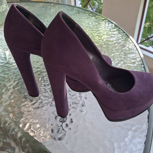 Sante purple pumps 12cm like new, size 36