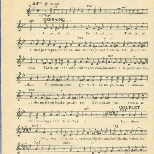 Sheet music used, set of 3 French booklets with singer photos 1920-1935