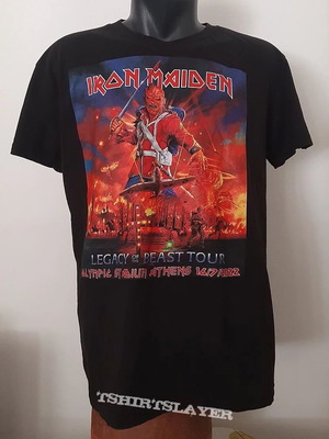 Iron Maiden Legacy Of The Beast Tour T-shirt καινούργιο, μέγεθος Large