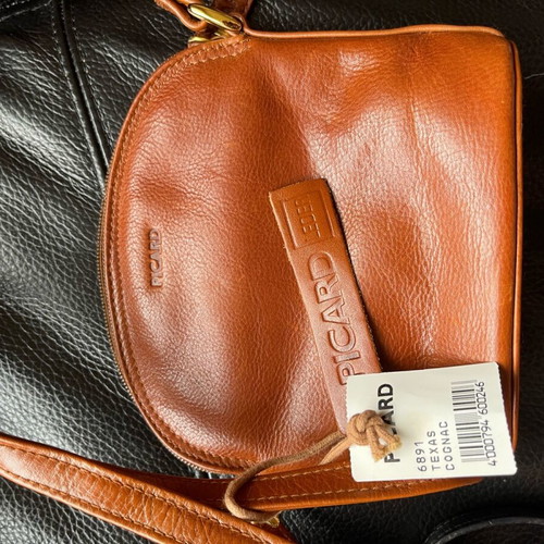 Picard women's crossbody bag new, natural leather, brown