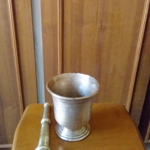 Bronze mortar used, heavy 3.3 kg, vintage