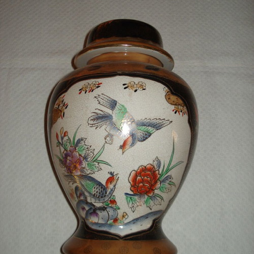 Pierced vase for lamp like new, 30cm 20cm