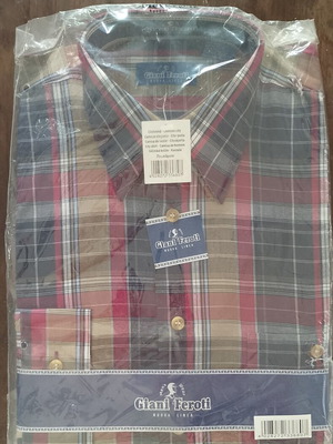 Gianni Feroti shirt brand new, size medium, cotton and polyester