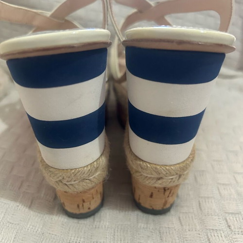 Prada platform sandals like new, size 38, white