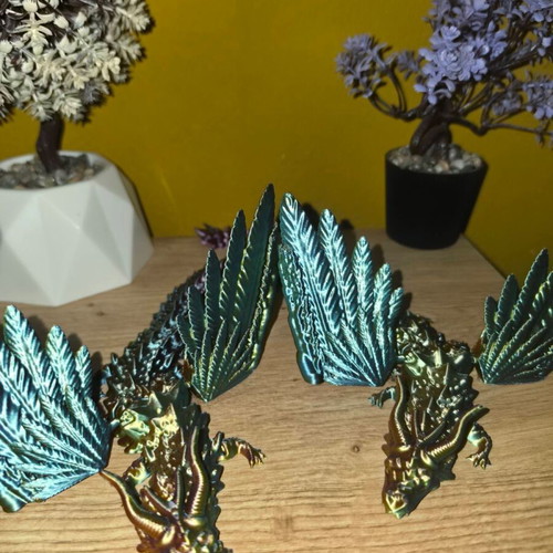 Dragon articulated figure new with detailed design and movable parts