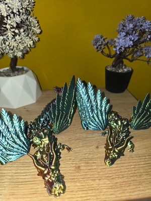 Dragon articulated figure new with detailed design and movable parts
