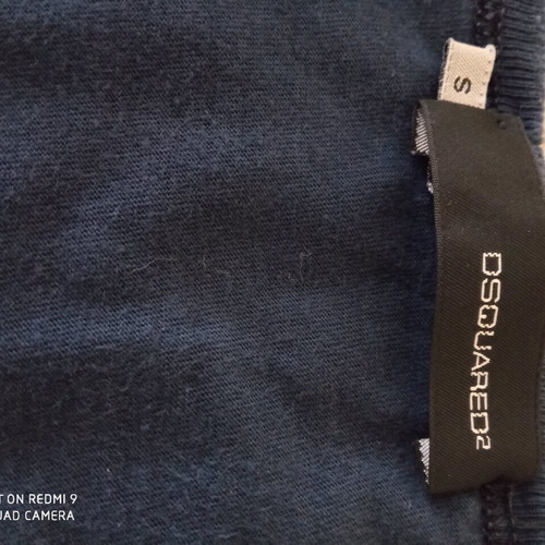 Dsquared2 t-shirt used, blue, size small