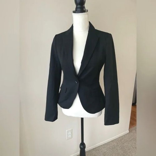 Express Design Studio blazer new, fitted jacket S-M black