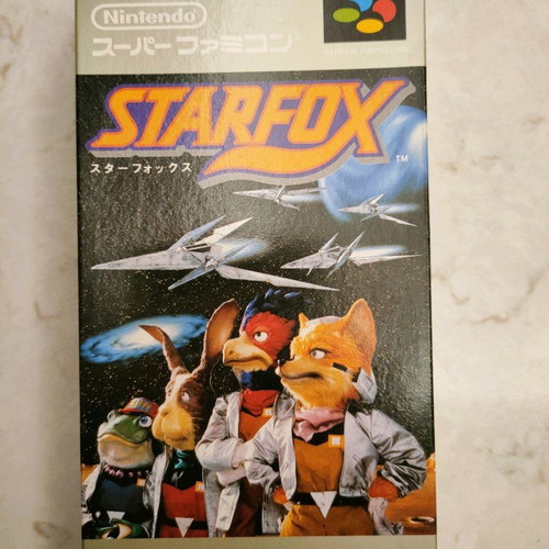 Starfox Super Famicom game used, Japanese edition