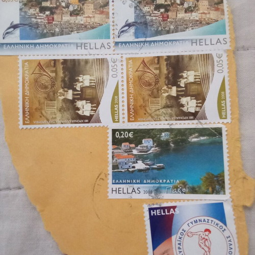 Stamp collection used, part 1, mini collection