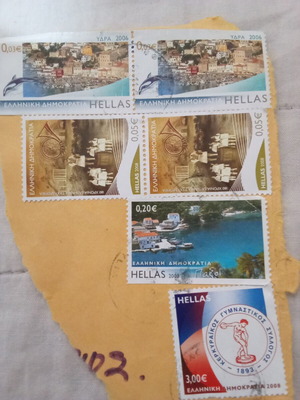 Stamp collection used, part 1, mini collection
