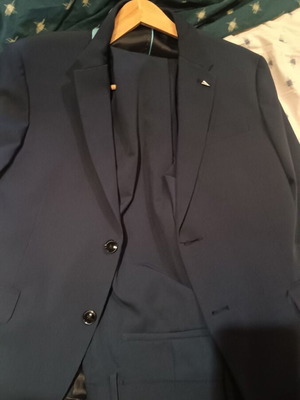 Zara suit set size L new, blue