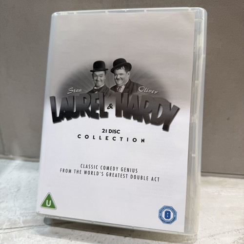 Laurel & Hardy Collection DVD like new, 21 discs with English subtitles