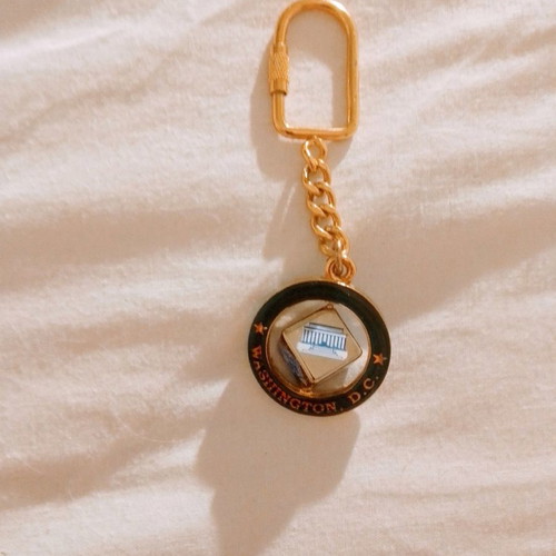 Washington DC keychain new with Capitol images