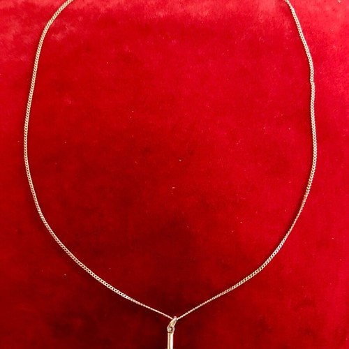 Silver cross with chain in 925 silver used