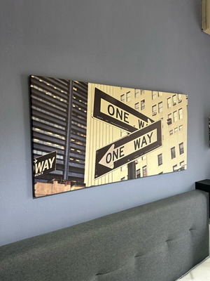 Canvas print urban style like new