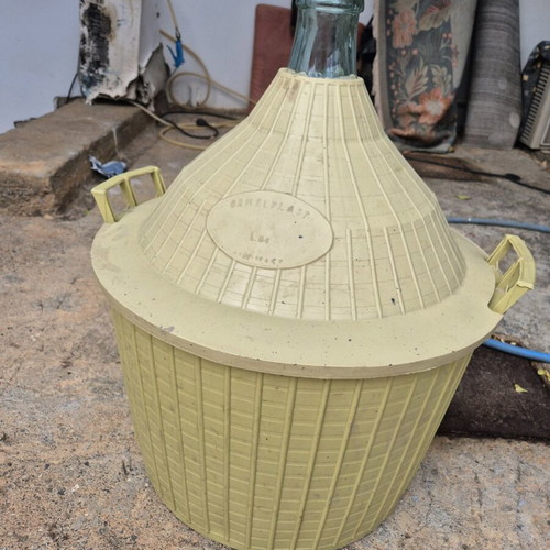 Glass demijohn used, 54 liters
