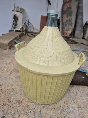 Glass demijohn used, 54 liters