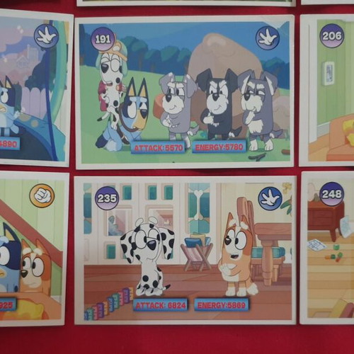 Bluey Trading Card Game 15 cards new