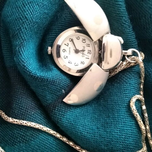 Ladybug pendant watch like new