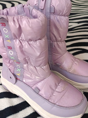 Girls' boots Roxy used, purple, size 31