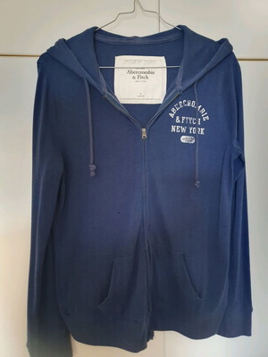 Abercrombie & Fitch γυναικείο φούτερ μεταχειρισμένο, μπλε, μέγεθος S