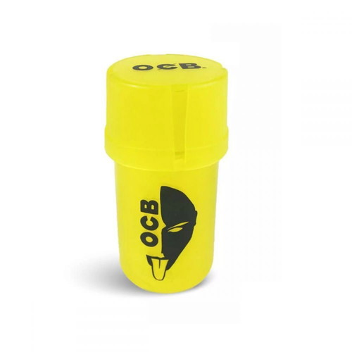 OCB plastic grinder 40mm 2 in 1 yellow new