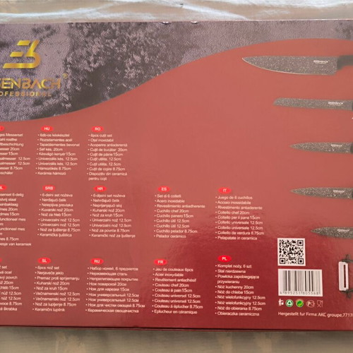Knife set 6 pcs