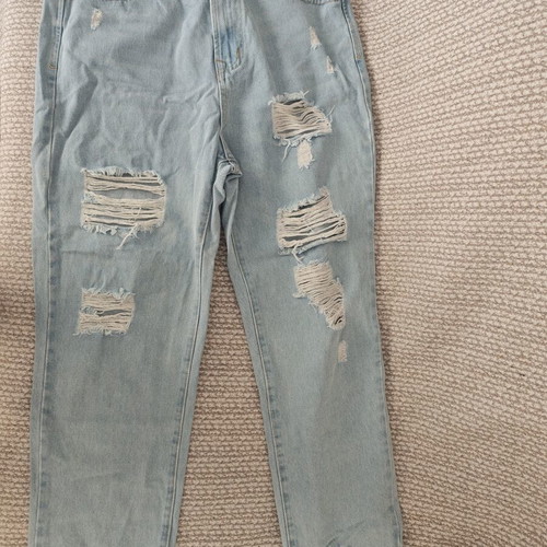 Women's denim pants size 42 used, blue