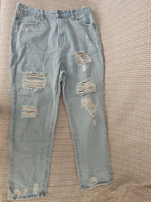 Women's denim pants size 42 used, blue