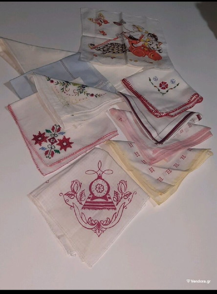  mantilia sillektika gia tin tsanta!!Vintage!!
