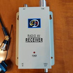 Wireless Microcamera System 9V used, complete set