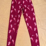 Chic Mess leggings like new, 2 pieces with colorful pattern