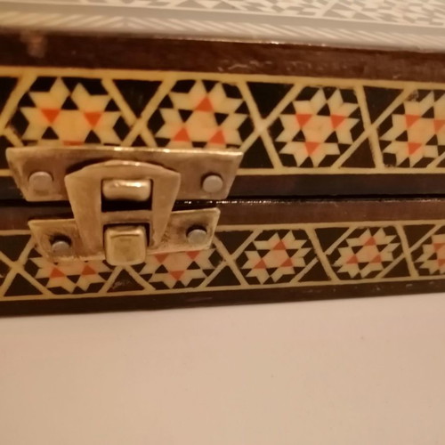 Backgammon-Chess handmade unused 30 years old with ornate pieces