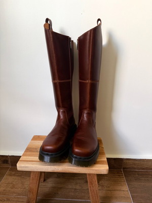 Dr. Martens Amaayah μπότες ιππασίας καφέ καινούργιες, δέρμα, 38