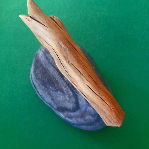 Pebble and wood artwork new, Naxian Summertime 2024 series
