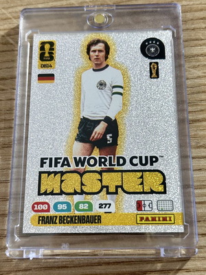 Franz Beckenbauer Panini FIFA World Cup 2026 Card in Acrylic Case new