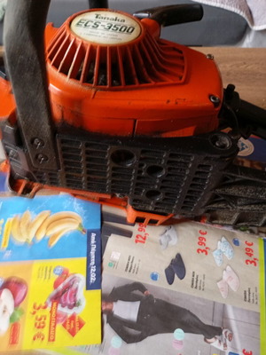 Tanaka pruning chainsaw ECS-3500 used, Japanese