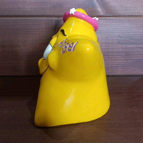 Vintage 90s piggy bank and photo frame set new
