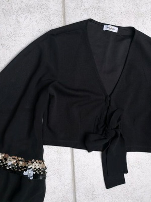 Dejavu bolero like new, black, short jacket