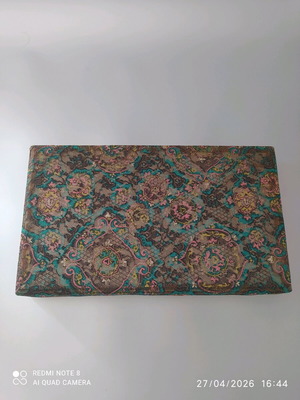 Old box used with brocade lining