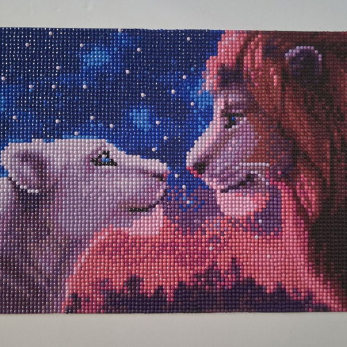 Simba and Nala Diamond Art, The Lion King