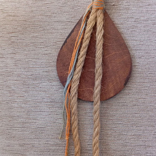 Wooden decorative eye charm 32 cm like new
