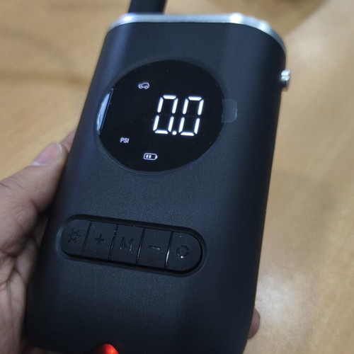 Electric rechargeable pump with type-c digital display and multiple functions