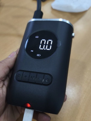Electric rechargeable pump with type-c digital display and multiple functions