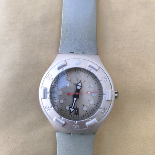 Swatch Irony Scuba 200 Aluminium used, functional, 1997 model