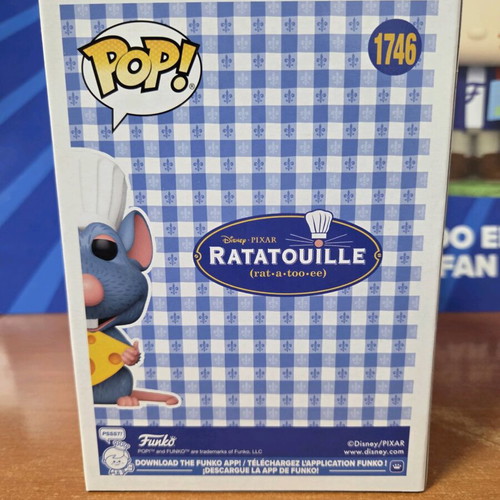 Funko Pop Disney #1746 Ratatouille Remy with Cheese new exclusive figure