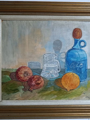 Painting Trapezi by Sp. Lefkokilos 1982 like new