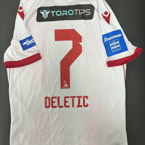 Panserraikos Match Worn Jersey 2024/25 Milos Deletic #7, like new