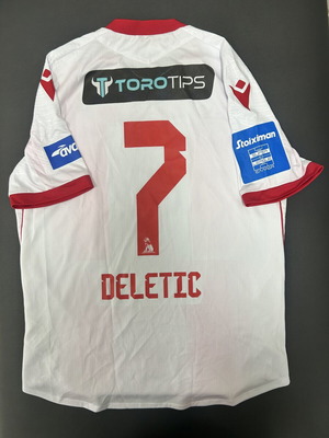 Panserraikos Match Worn Jersey 2024/25 Milos Deletic #7, like new